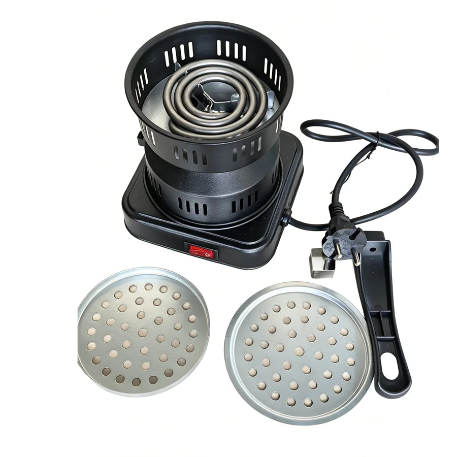 Portable Electric Charcoal Starter Burner 500W Hot Plate Heater for Shisha Hookah Narguile - Stove Furnace Accessory
