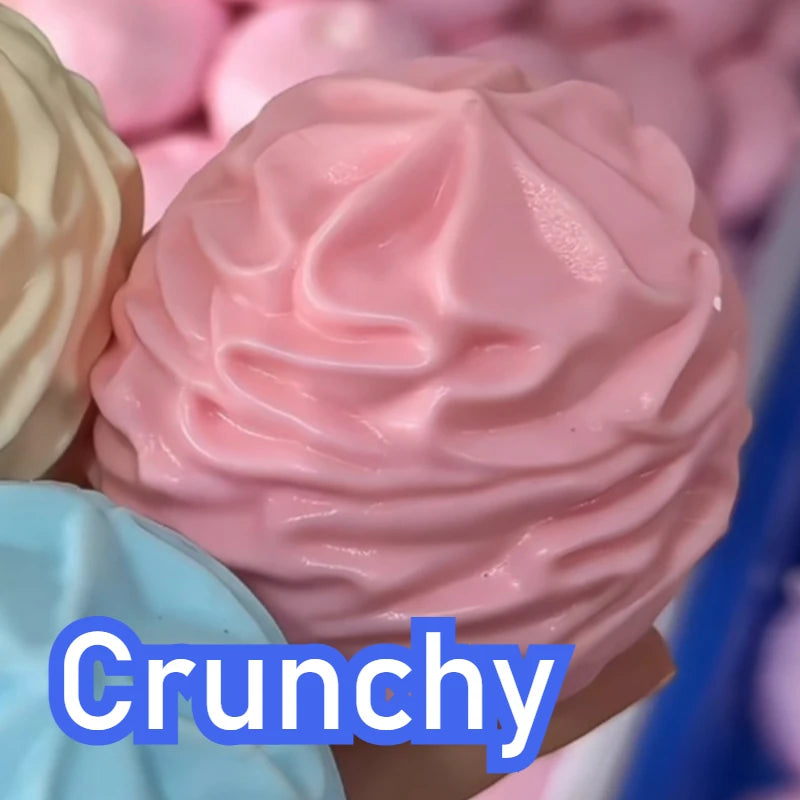 Crunch Imitation Cream Squishy Toy, Blocks Filled ASMR Anti Stress Release Hand Relax Gift Toy