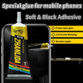 15/50/80ML Zhanlida T Black Super Glue Cell Phone Repair Adhesive Soft Glue For Mobile Phone Laptop Tablet Display Screen