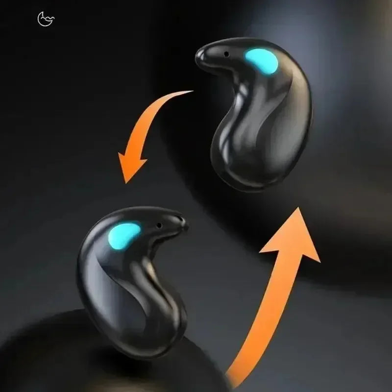 Mini Wireless Earphones Bluetooth Headphones Noise Reduction Sport Game Sleep Bluetooth Earbuds HIFI Stereo Music Headset