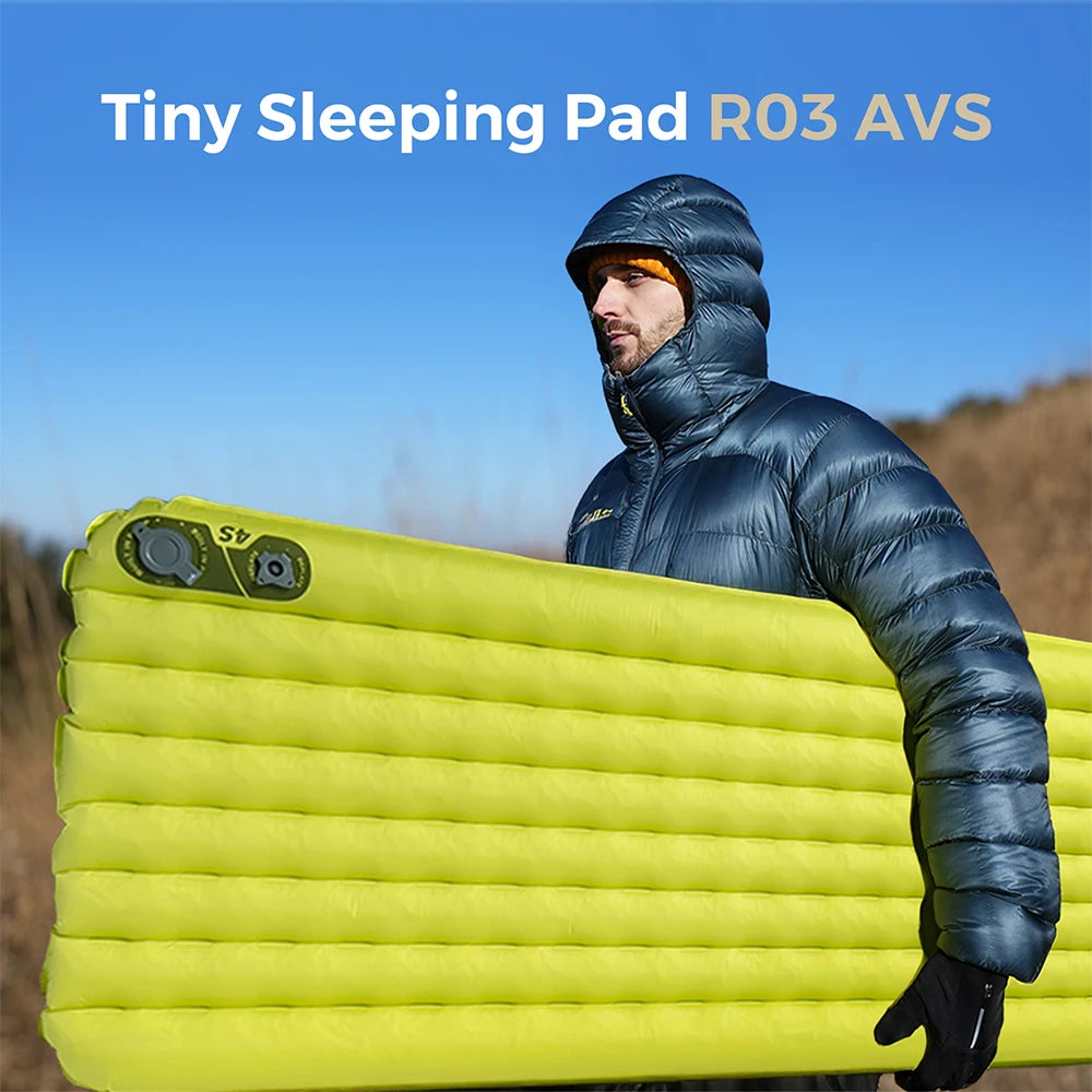 FLEXTAIL Insulated Sleeping Pad, Ultralight Inflatable Camping Mattress (Zero Series: No Pump, Tiny Series: Built-in Pump)