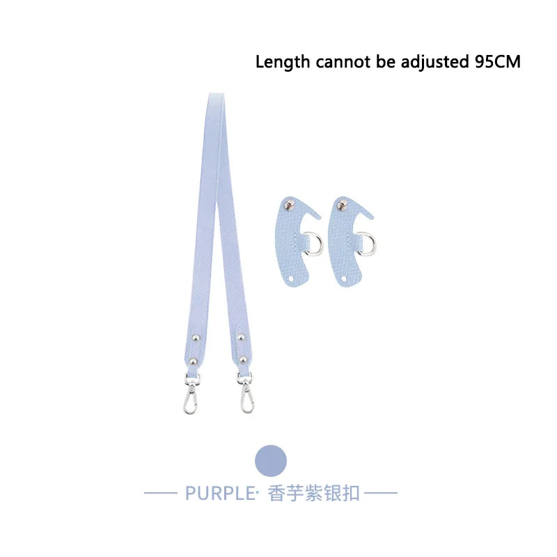 Bag Strap For Longchamp Mini Bag Leather Replacement Crossbody Shoulder Strap Without Punching Modification Bag Accessories