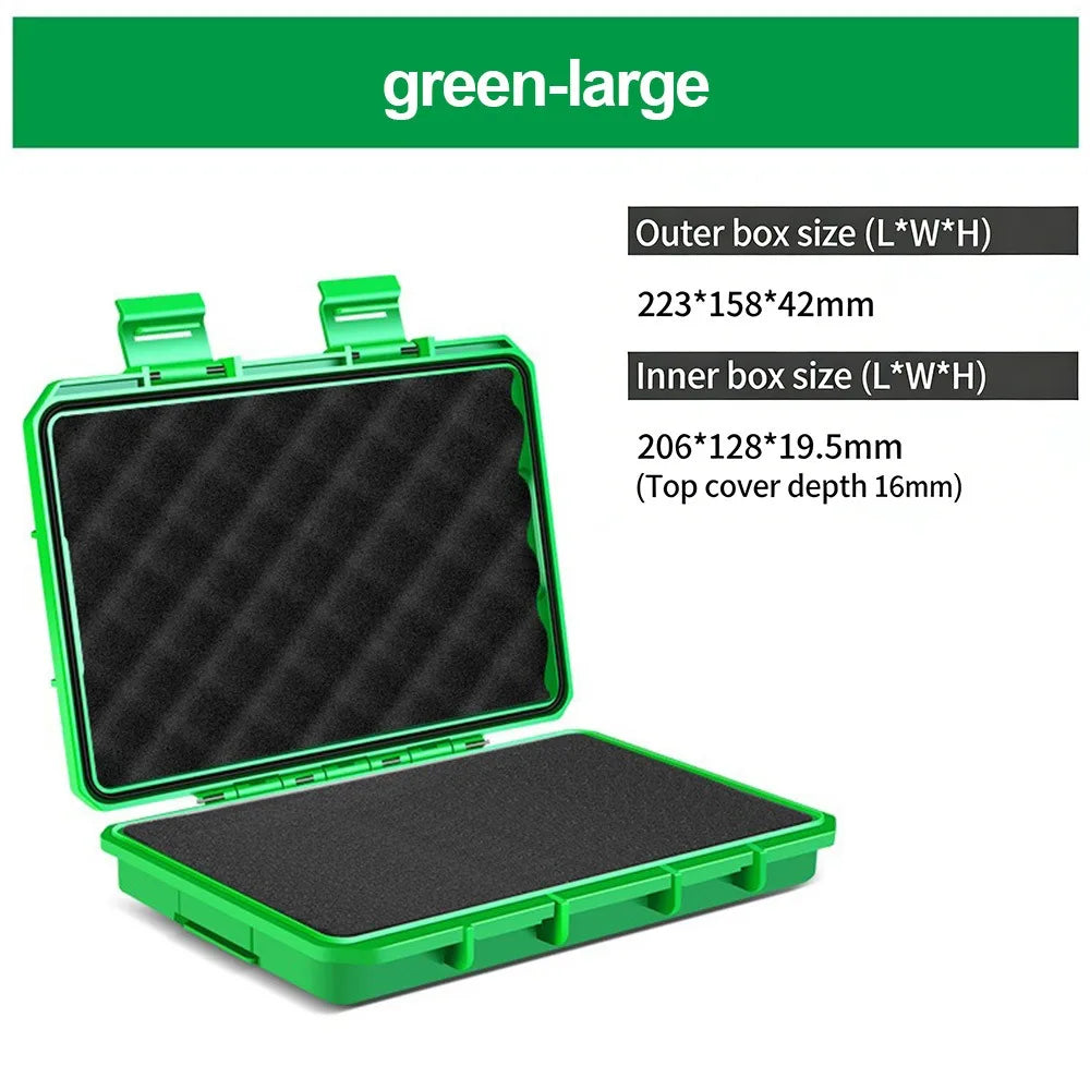 Plastic Storage Case Shock Resistant Protective Padding Protection Equipment Box Organizer Multi-functional Sealed Storage Box