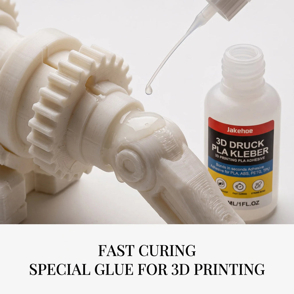 3D Printing Assembly Glue Low Odor Easy Apply Strong Bond Multi Material PLA ABS PETG Resin Model Craft Repair Adhesive