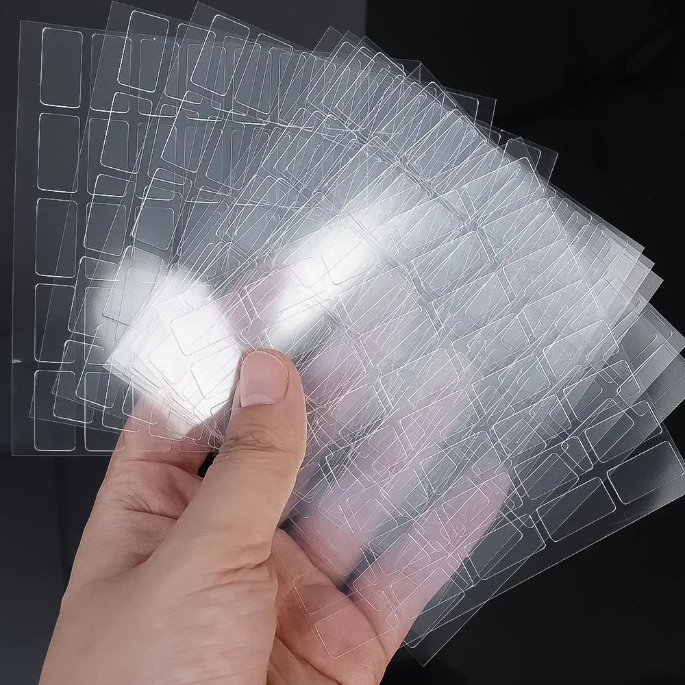 100-2000PCS Clear Gel Glue Pads Double-sided Adhesive Dots Removable Sticky Patch No Trace Wall Hanging Crafts Poster Dolls Glue