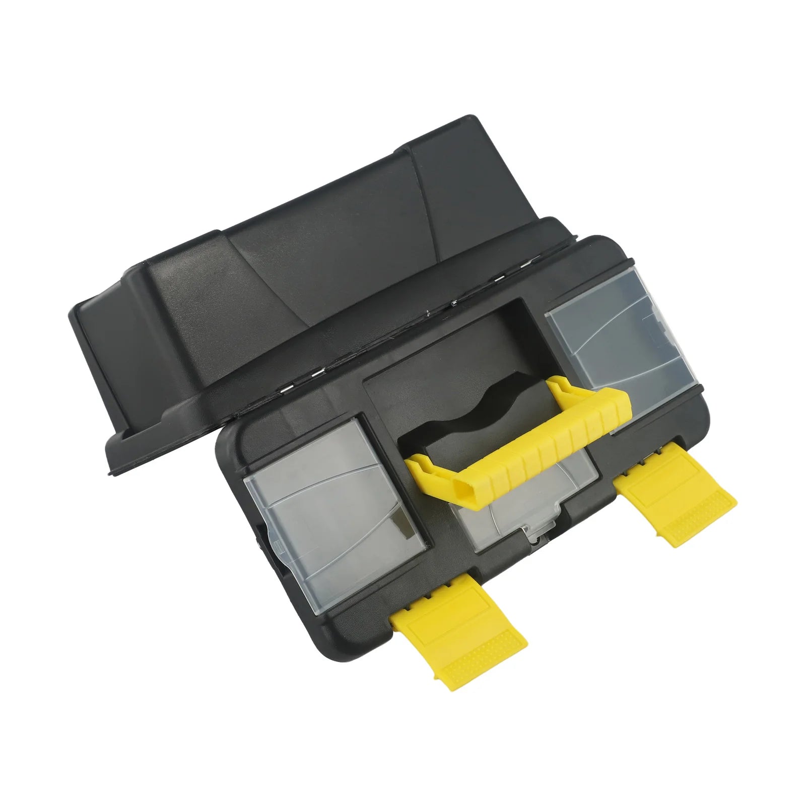1pcs 10Inch Plastic Toolbox Two-Layer Case MultiFunctional Accessories Box Storage Solution Toolbox For Various Tools Components