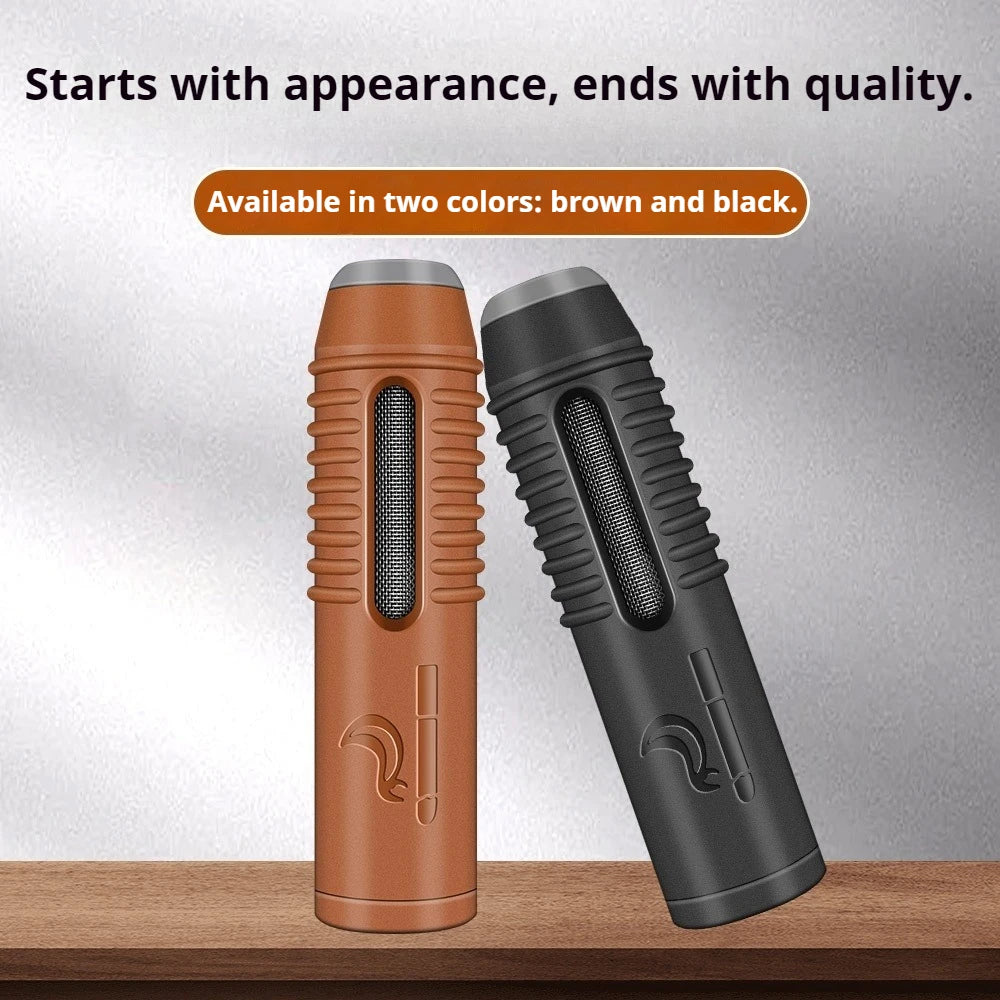 Mini Portable Car Ashtray No Cigarette Ash Falling Off Windproof Ashtray Holder Leak-proof Heat-proof Self-storage Ashtray