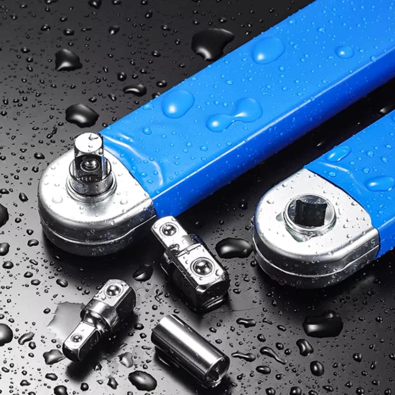Compact Offset Extension Wrench Dual Purpose Adapter Chrome Vanadium Steel Hand Tool for Impact Socket Ratchet Car Repair