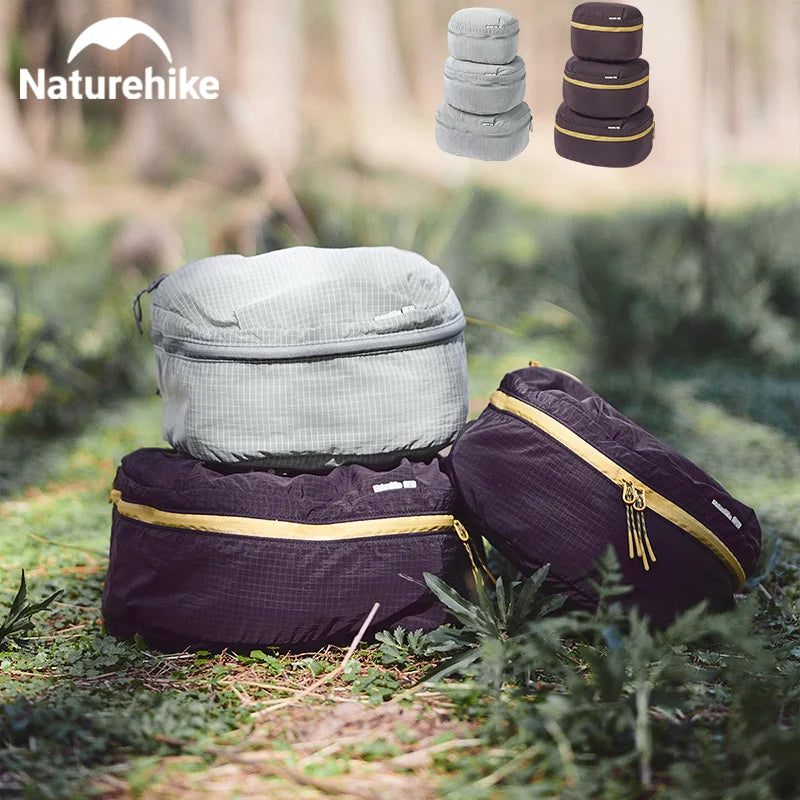 Naturehike 3 Piece Ultralight Portable Folding Travel Organiser Cosmetic Case Large Capacity Waterproof Multifunctional Storage