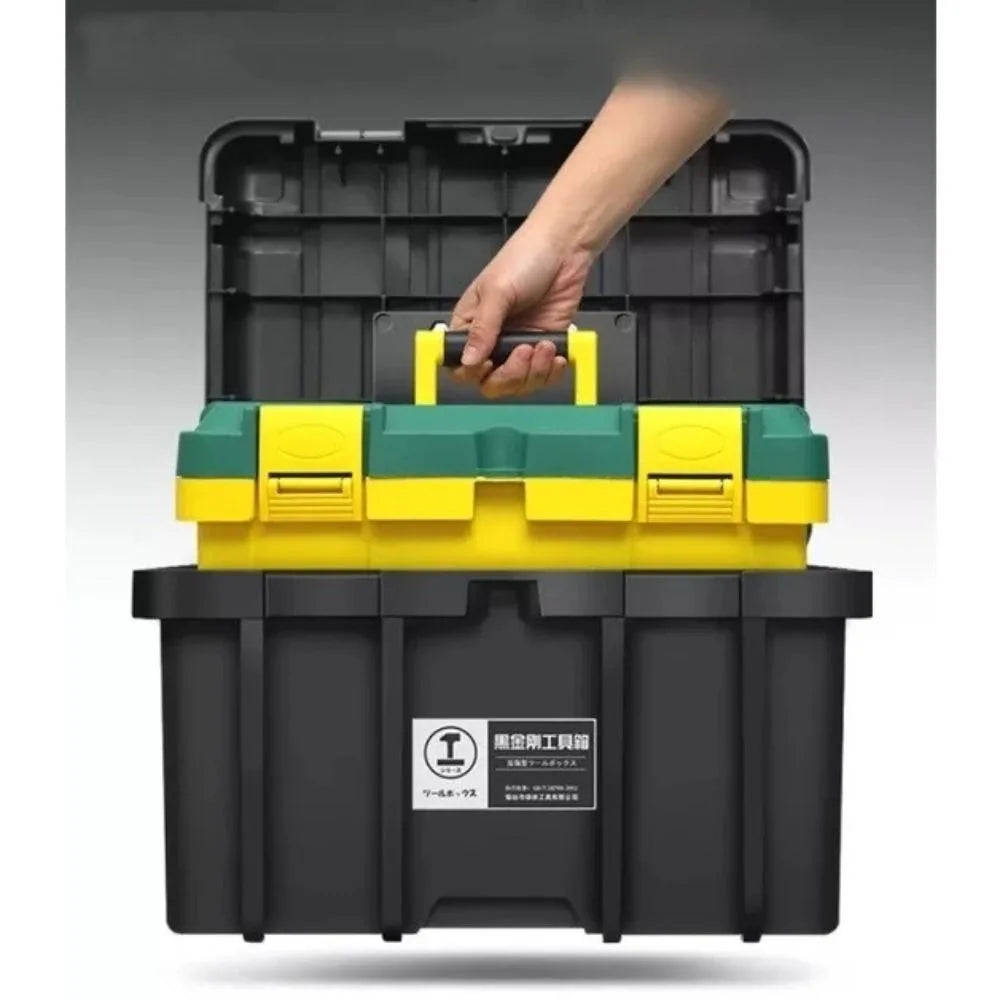 Portable Toolbox Storage Box Large Capacity 22 Inch Suitcases Hardware Parts Box Multi-function Tool Organizer Garage Workshop