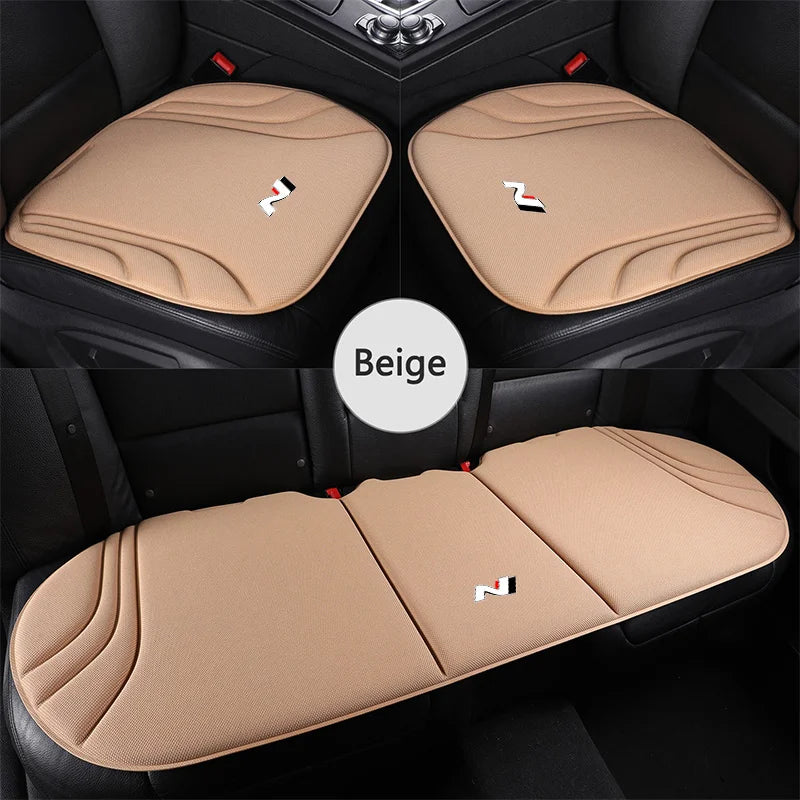Car Front Rear Seat Cushion Cover Breathable Pads Protective Mat For Hyundai N Avante Sonata Elantra i30 i20 Tucson N Line
