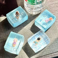 1pc Swimming Pool Squeeze Toys Maltose Stress Relief Slow Rebound Fidget Toy Mochi Squishy Stress Reliever Toys Antistress Gift