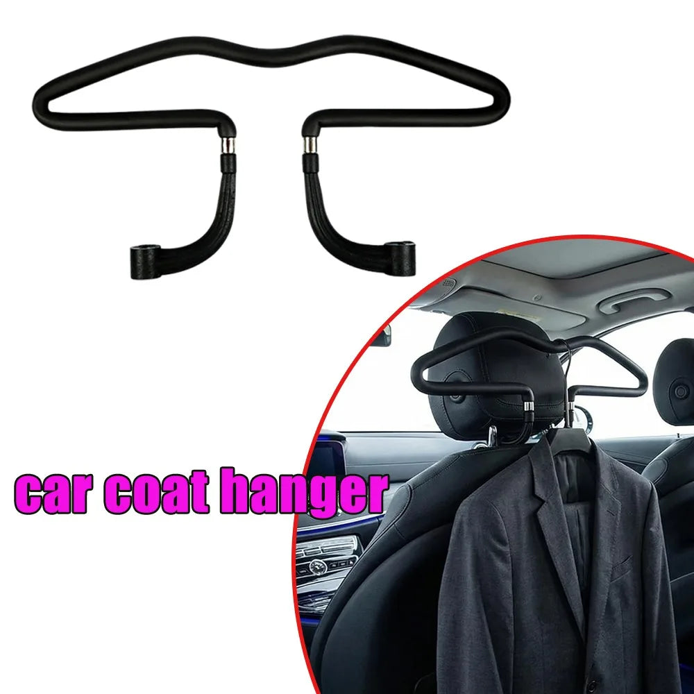 Multifunction Car Back Seat Clothes Hanger Rack Seat Back Hanger for Clothes Drying Travel Vehicle Interior Accessories