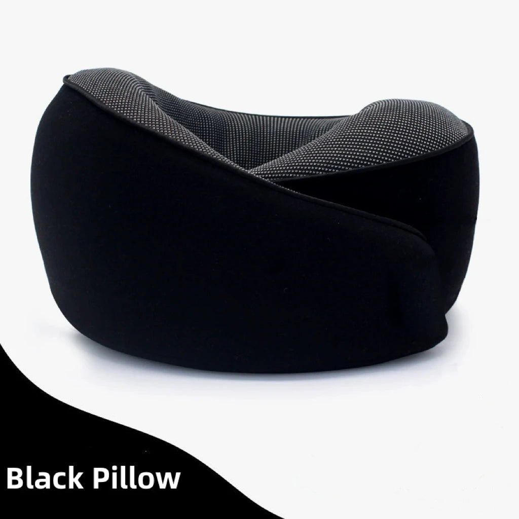 U-shaped Portable Pillow Memory Foam Snail Pillow Soft Noon Break Sleep Pillows Travel Neck Support Travel Neck Pillow