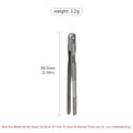 Mini TC4 Titanium Alloy Tweezers Portable Small Nipper EDC Outdoor Pocket Hand Tool