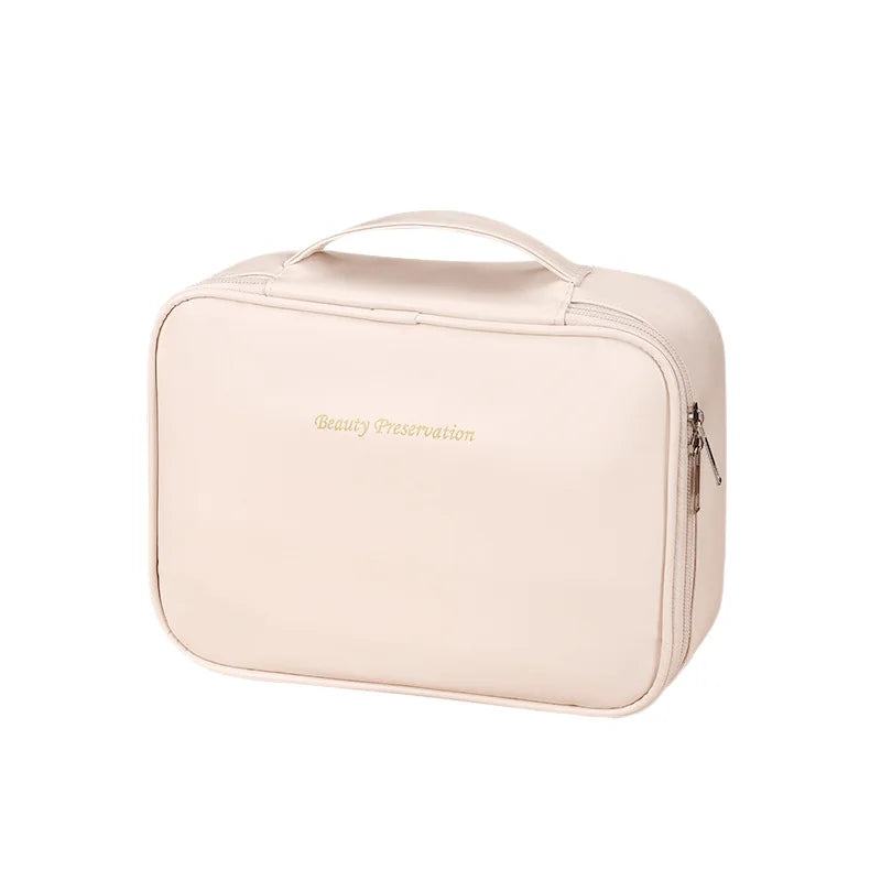 Partition Makeup Bag Organizing Large Capacity Storage Bag Hand-held Travel Makeup Toothbrush Dental Utensils Toiletries Bag
