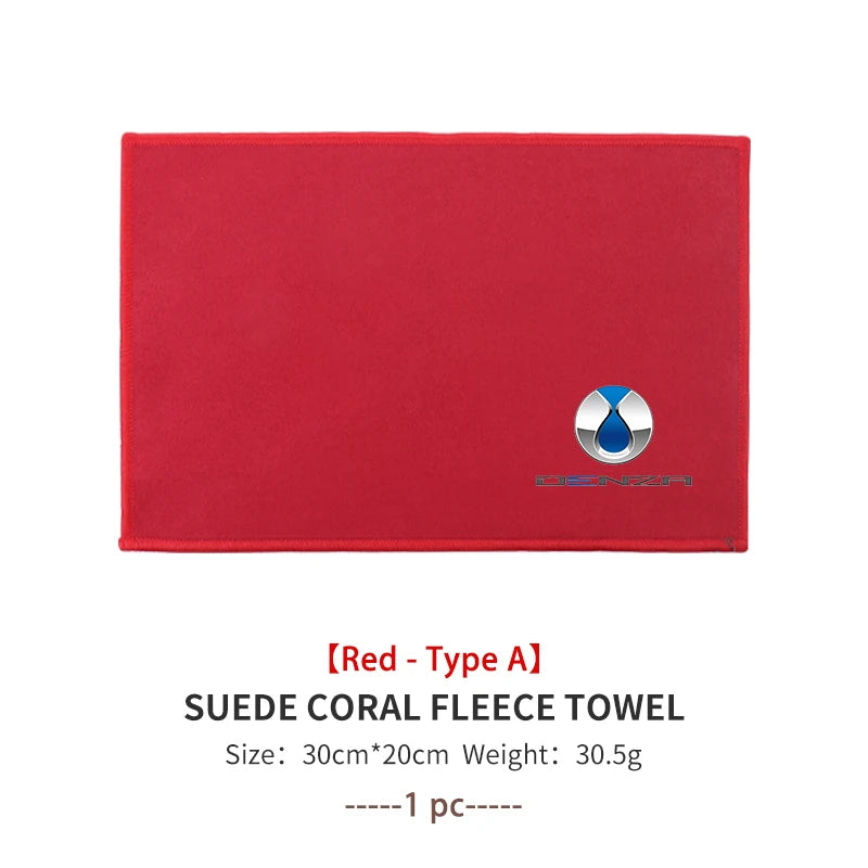 For Denza Auto Wash Towel Car Cleaning Drying Care Cloth Car Wash Towel D9 N7 X N8 N9 Dmi EV MPV SUV 2022 2023 2024 2025