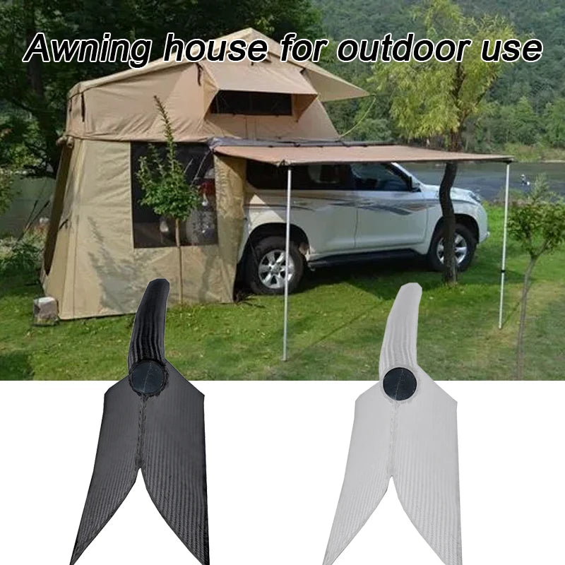 Campervan Awning Rail Piping 6mm Double Flap PVC Core Caravan Camping Tent Sunshade Accessories For Keder Camping Awnings Tents