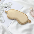 Double-Sided Soft Silk Sleeping Eyeshade Light Blocking Breathable Strap Adjustable Zero Eye Pressure Sleep Eye Mask for Home