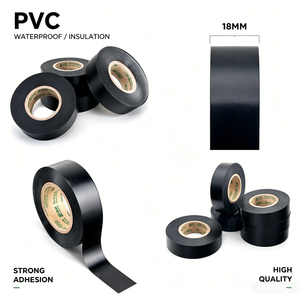1/3/5Rolls PVC Tape Width 19/25MMx30M Moisture proof/anti-aging/electric leakage adhesive tape for wire connector