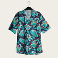 Summer Fashion Men's Totodile Printed Hawaiian Shirt Shorts Set Home Leisure Loose Style Anime Pajama T-shirt Shorts Two Piece