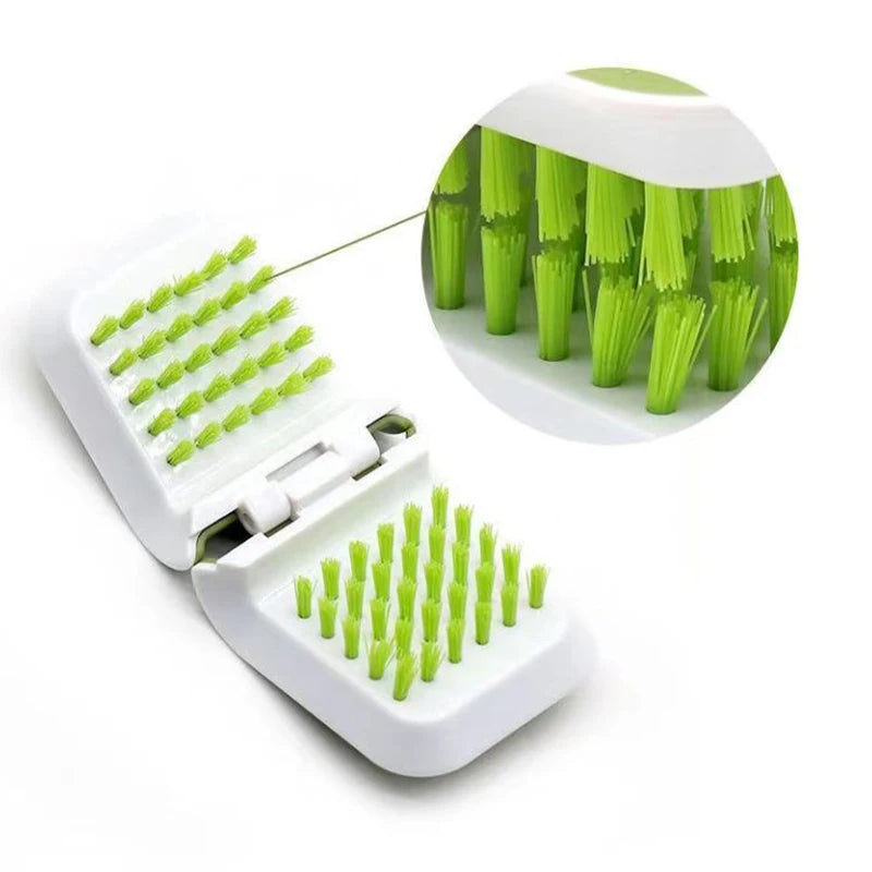 Car Seat Belt Cleaning Brush Automotive Safe Belt Washing Tool Double Sided U Type Car Interior Openable Cleaning Brush