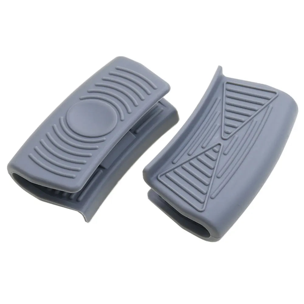 JCD 1Pair Silicone Insulated Pot Ear Clips Grip Silicone Pot Holder Sleeve Pot Glove Pan Handle Cover Grip Kitchen Tools