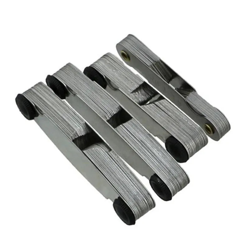 Radius template R gauge R1-6.5 7-14.5 15-25 26-80 radius gage plate fillet gaug External Internal Concave Convex Measuring tools