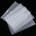 StoBag Frosted Matte Plastic Clothing Packaging Zipper Bag Zippered Shipping Sealed Underwear Socks Storage Reusable Pouch