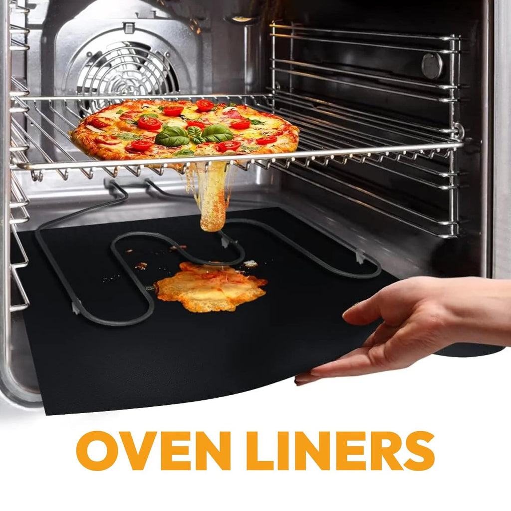 2/5pcs Oven Mat, Microwave Mat, Reusable Non Stick Protective Mat, Heat-resistant and Heat-resistant Grill Mat