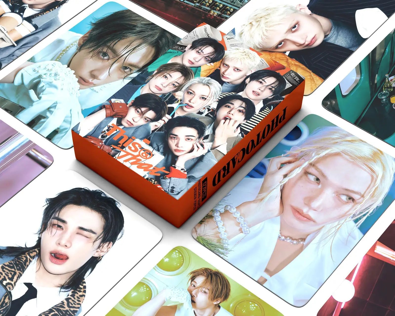 127 Korean Boy Group THIS&THAT Mini Cards Stickers Celebrity Photo Cards LOMO Cards Fan Collection Cards Gift