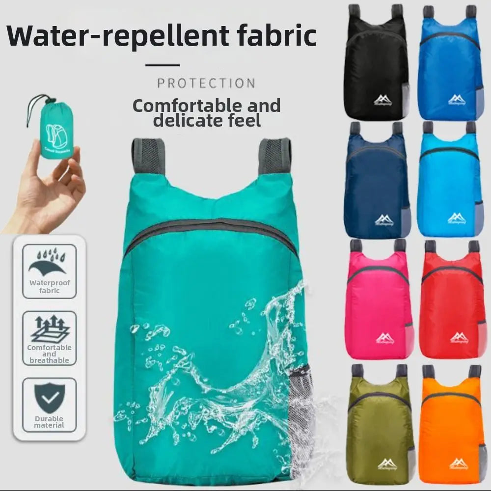 High Quality 20L Packable Backpack Lightweight Ultralight Handy Travel Daypack Bag Foldable Outdoor Folding Bag For Men Women