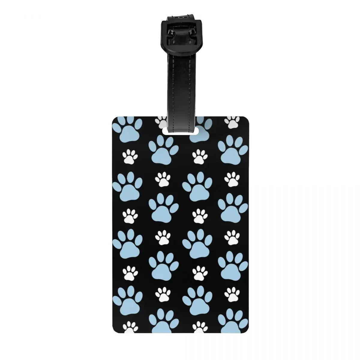 Custom Dog Lover Pet Paw Heart Luggage Tag for Suitcases Fashion Baggage Tags Privacy Cover Name ID Card