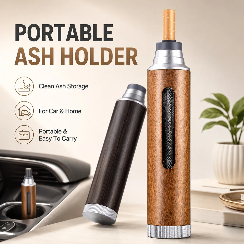 Lazy Man Portable Bulletfree Ashtray Drive Do Not Fall Ash Car Ashtray Smoking Special Cylinder Reusable Portable Ashtray