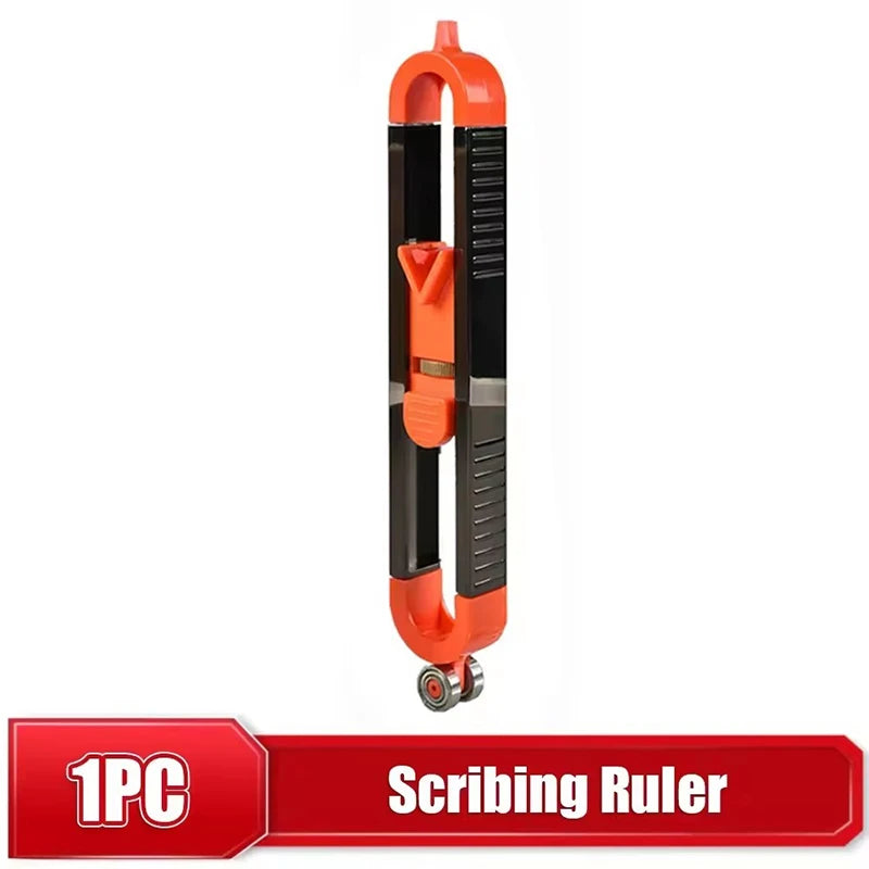 Profile Scribing Ruler Contour Gauge With Lock Adjustable Locking Precise Woodworking Measuring Gauge Measurement Tool