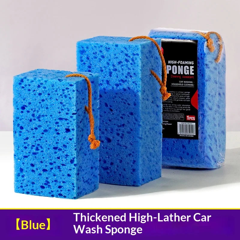 Large Size Thickened Car Wash Sponge, High Foam Honeycomb Seaweed Sponge for Car Cleaning Dirt Removal