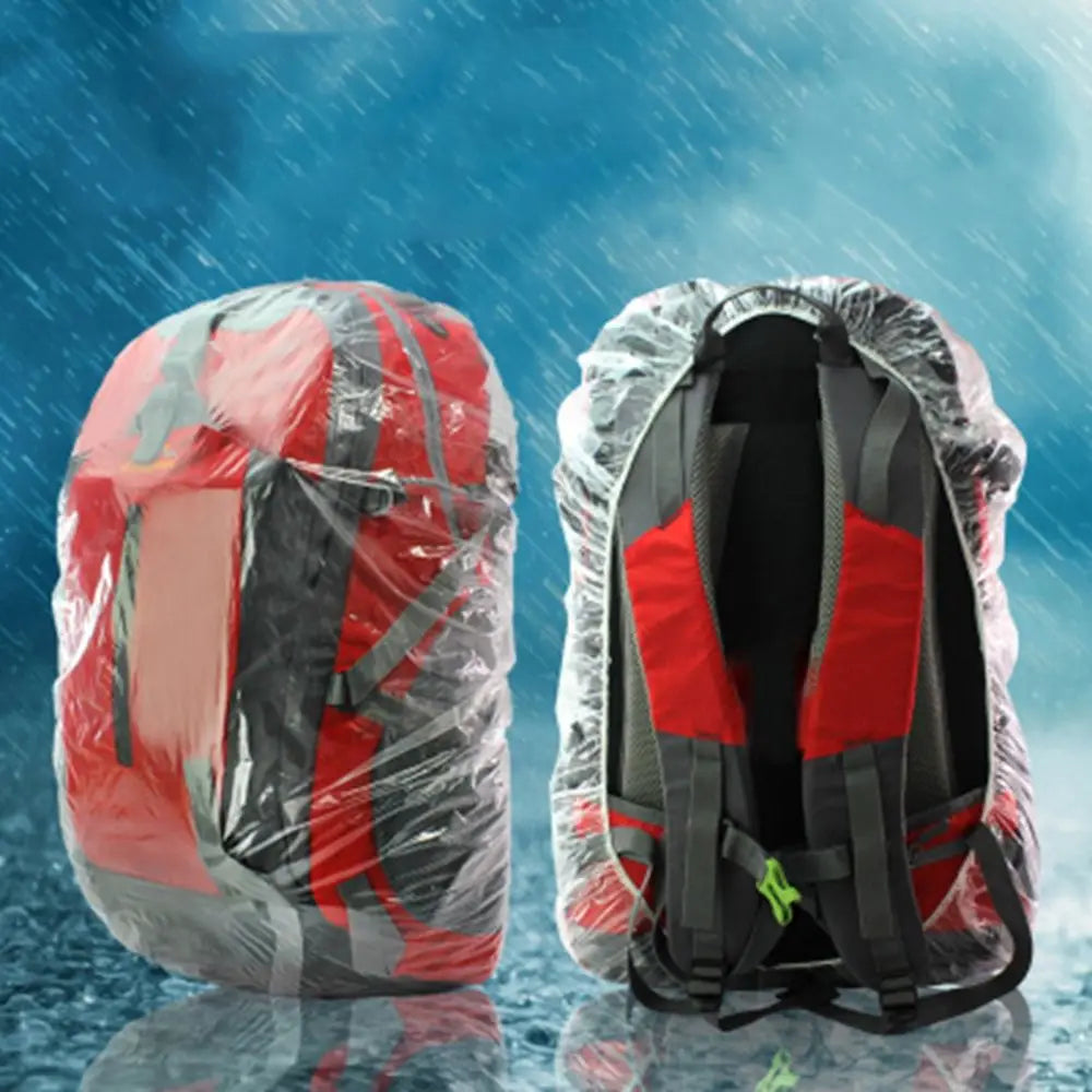 Tool Disposable Backpack Rainproof Cover Plastic Transparent Knapsack Rain Cover Travel Supplies High Quality Rucksack Raincover