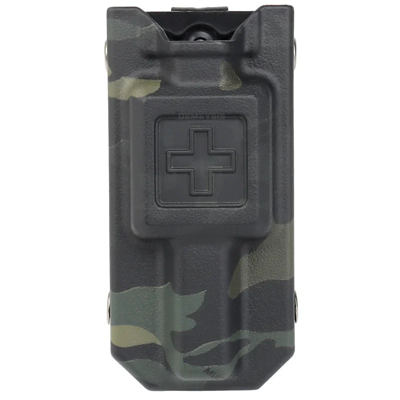 Tactical Tourniquet Holder Portable MOLLE Hunting Emergency Tourniquet Case Outdoor Combat Training Medical First Aid Equipment
