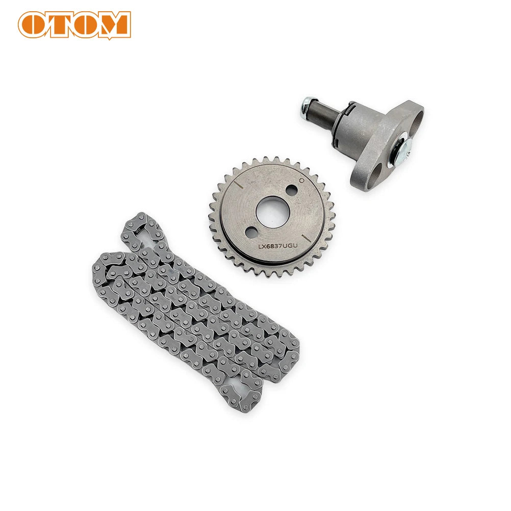 OTOM Timing Chain For LONCIN YB300H YB250R KEWS K23 HENGJIAN S7 Engine Timing Chain Tensioner Camshaft Sprocket Motorcycle Parts