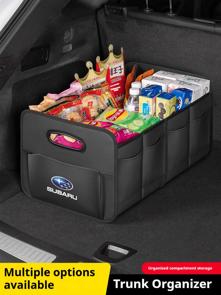 For Subaru STI Brz Wrx Xv Ascent Forester Outback Impreza Legacy Car Trunk Foldable Storage Box Large Capacity Storage Bag