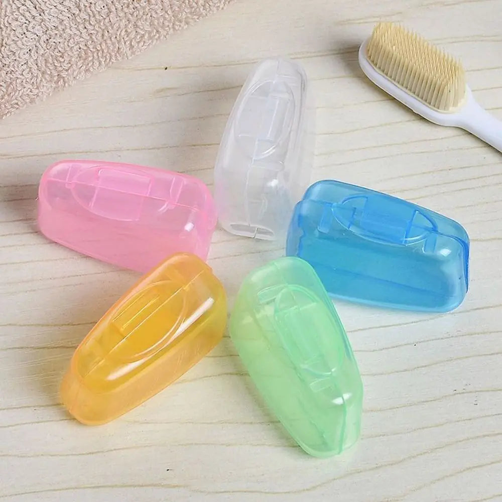 5/10pcs Plastic Toothbrush Head Cover Travel Hike Camping Brush Protect Toothbrush Case Cap Bathroom Supply Portable