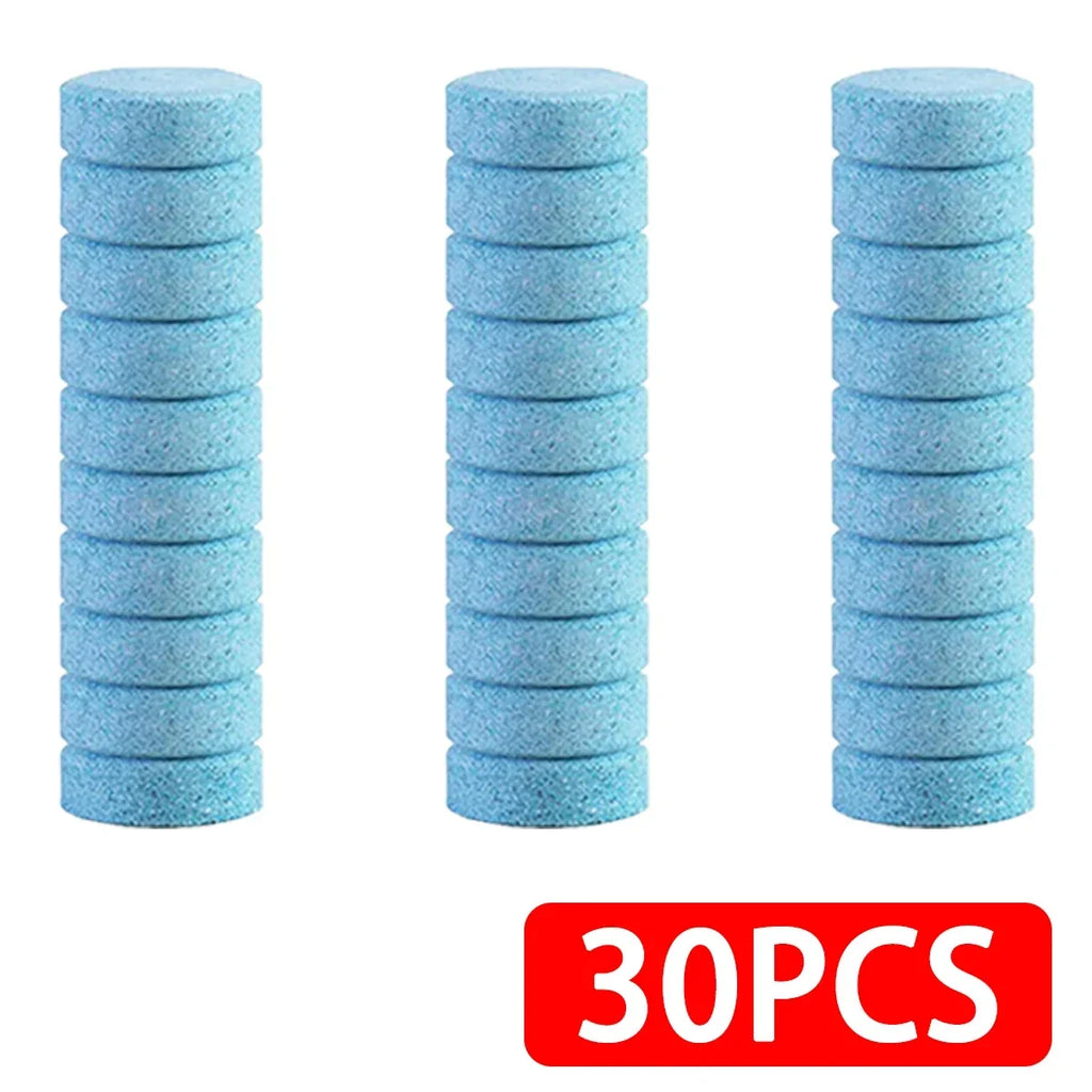 10/20/30/40/50/100pcs Car Windshield Glass Solid Cleaner Windscreen Wiper Effervescent Tablets Toilet Cleaning Car Accessories