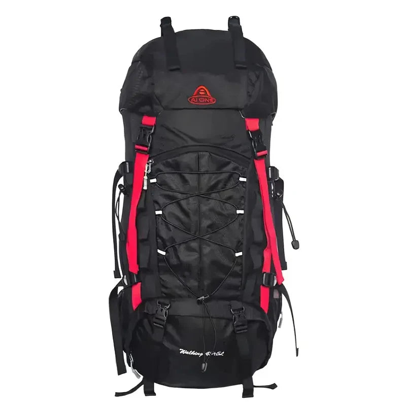 45+5L Suspension Outdoor Hiking Backpack Camping Breathable Backpack Multi-Functional Climbing Sports Backpack