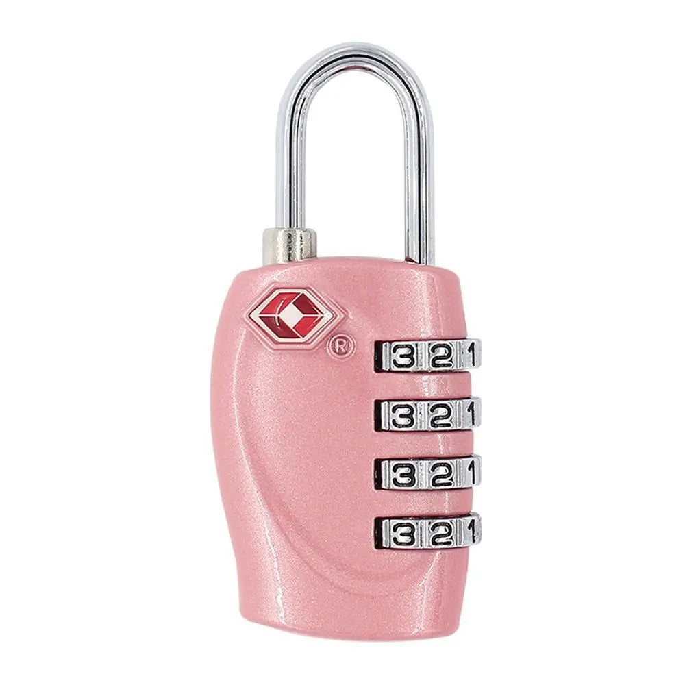Small Padlock TSA Customs Lock Cable Luggage Lock Anti-Theft Combination Lock High Security Waterproof Steel Cable Padlock