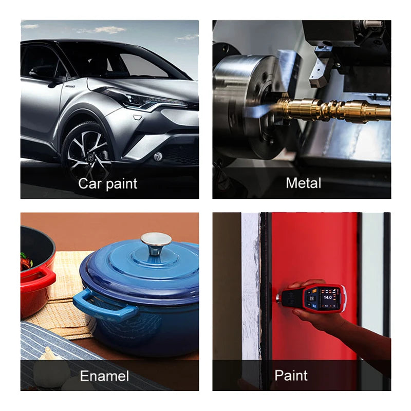 UNI-T UT343A UT343D Coating Thickness Gauge Professional Car Paint Metal Ceramic Automotive Paint Film FE NFE Thickness Tester