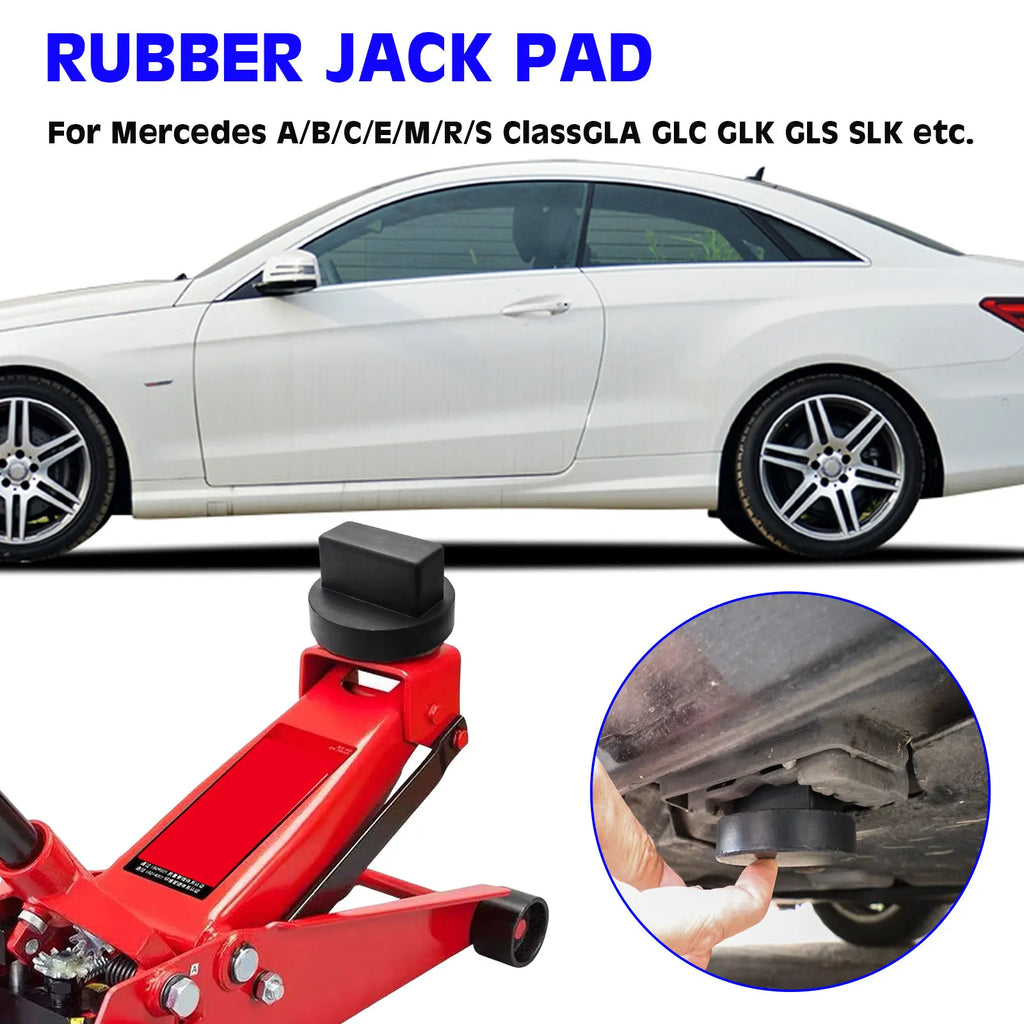 Rubber Jack Pad Adaptor For Mercedes A B C E Class GLA GLK GL M R Jacking Point Jack Lift Pad Protector Tool Car Accessories