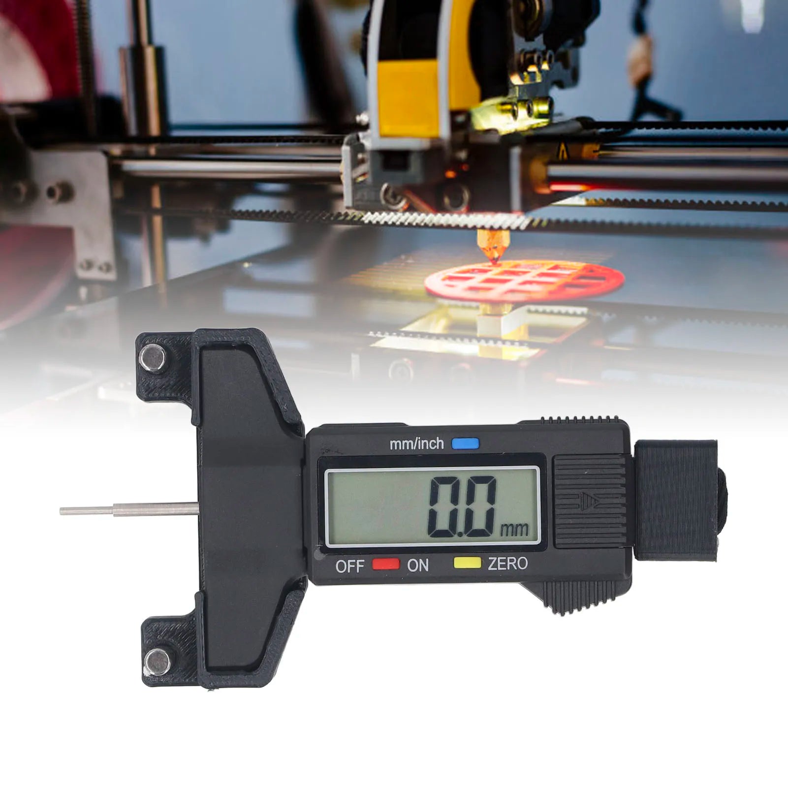 2GT Timing Belt Tension Gauge Synchronous Belt Tension Tester for X1 P1P 3D Printer 0‑25.4mm 3D Printer Belt Tension Tester