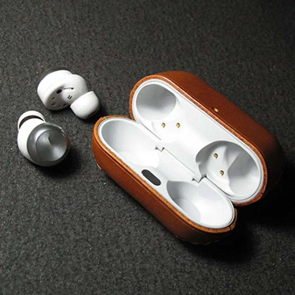 Leather Case Cover For Technics EAH - AZ100 Protective Cover Anti-drop Anti-scratch And Dust-proof Bluetooth Earphone Case