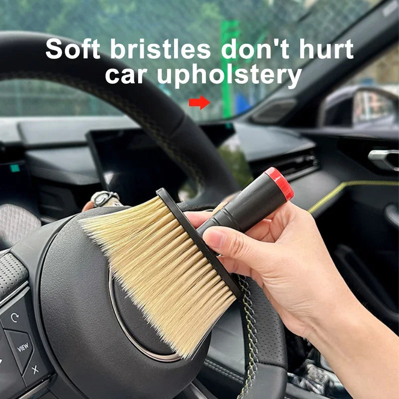 SEAMETAL Detailing Car Cleaning Brush Universal for Car Interior Cleaning Air Outlet Seat Gap Dashboard Soft Hair Clean Brushes