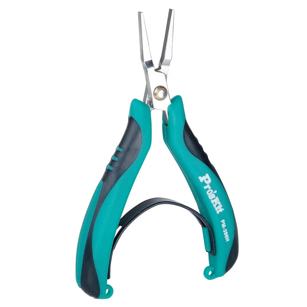 Pro'sKit PM-396H/I Flat Nose Plier Stainless Steel Flat Pliers Mini Anodontia Vise Pointed Nose Plier For Electronic Repair